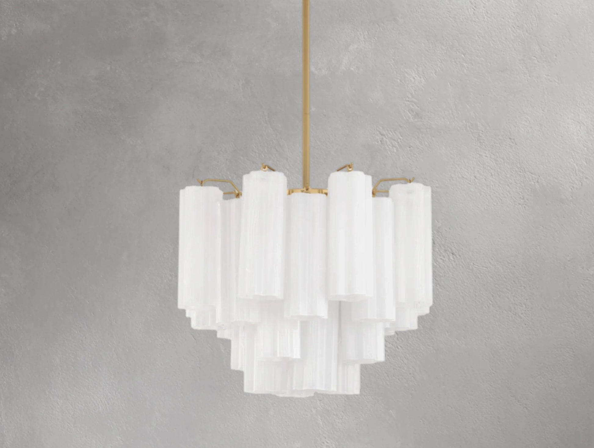 Adois Glass Tiered Round Chandelier - ARDENEL
