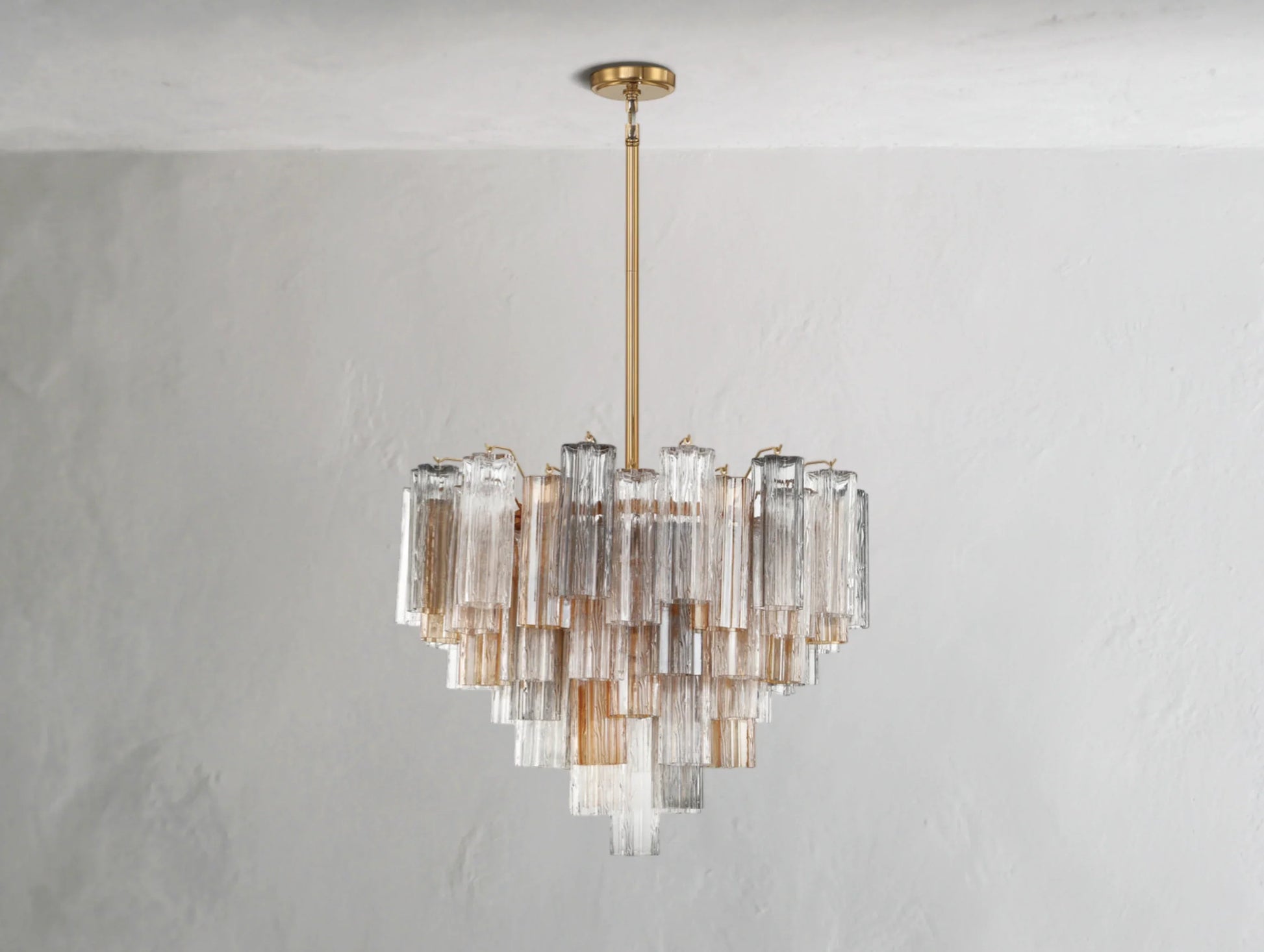 Adois Glass Multi-layer Round Chandelier - ARDENEL