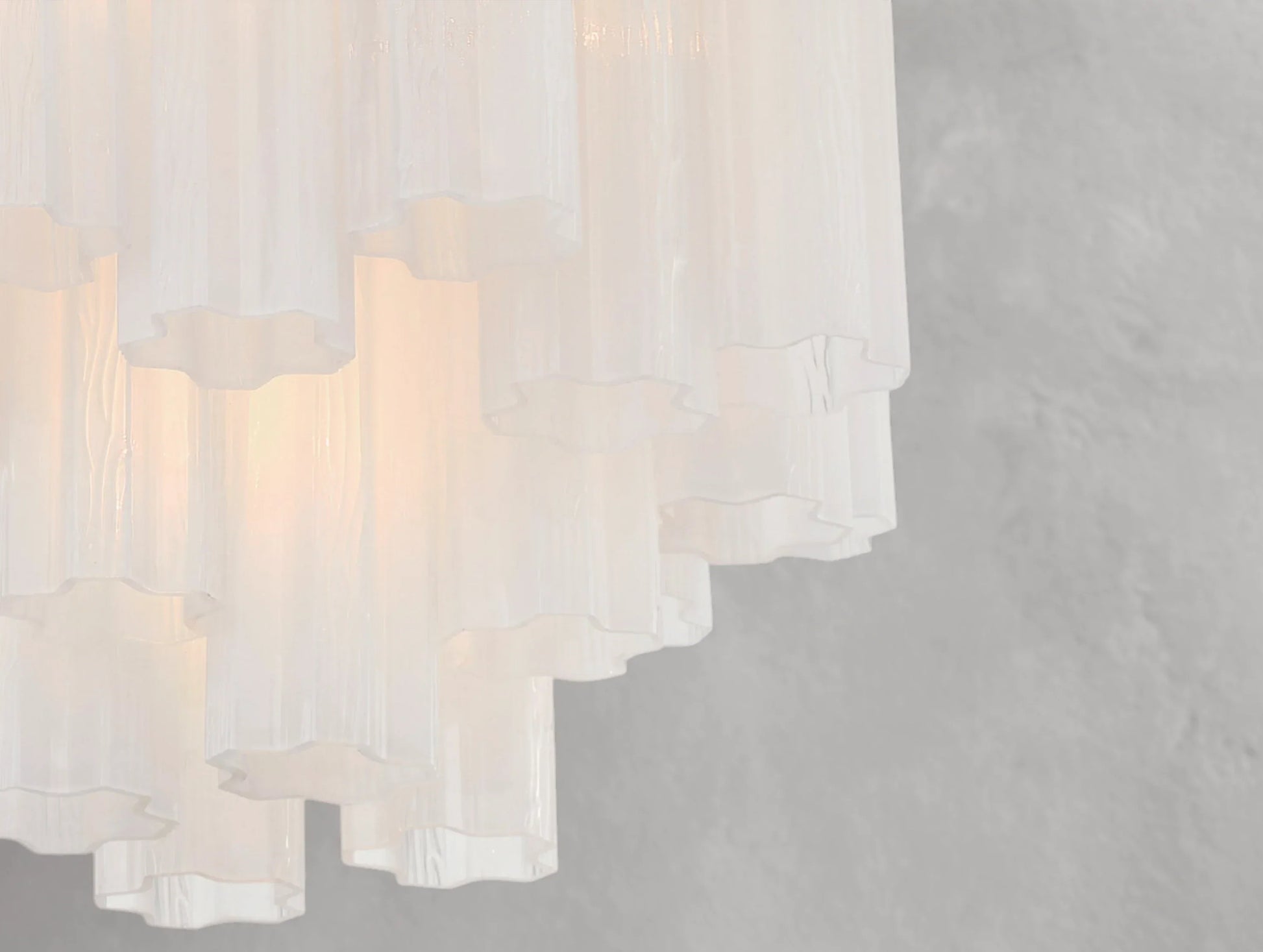 Adois Glass Tiered Round Chandelier - ARDENEL