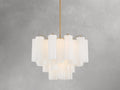 Adois Glass Tiered Round Chandelier - ARDENEL