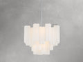 Adois Glass Tiered Round Chandelier - ARDENEL