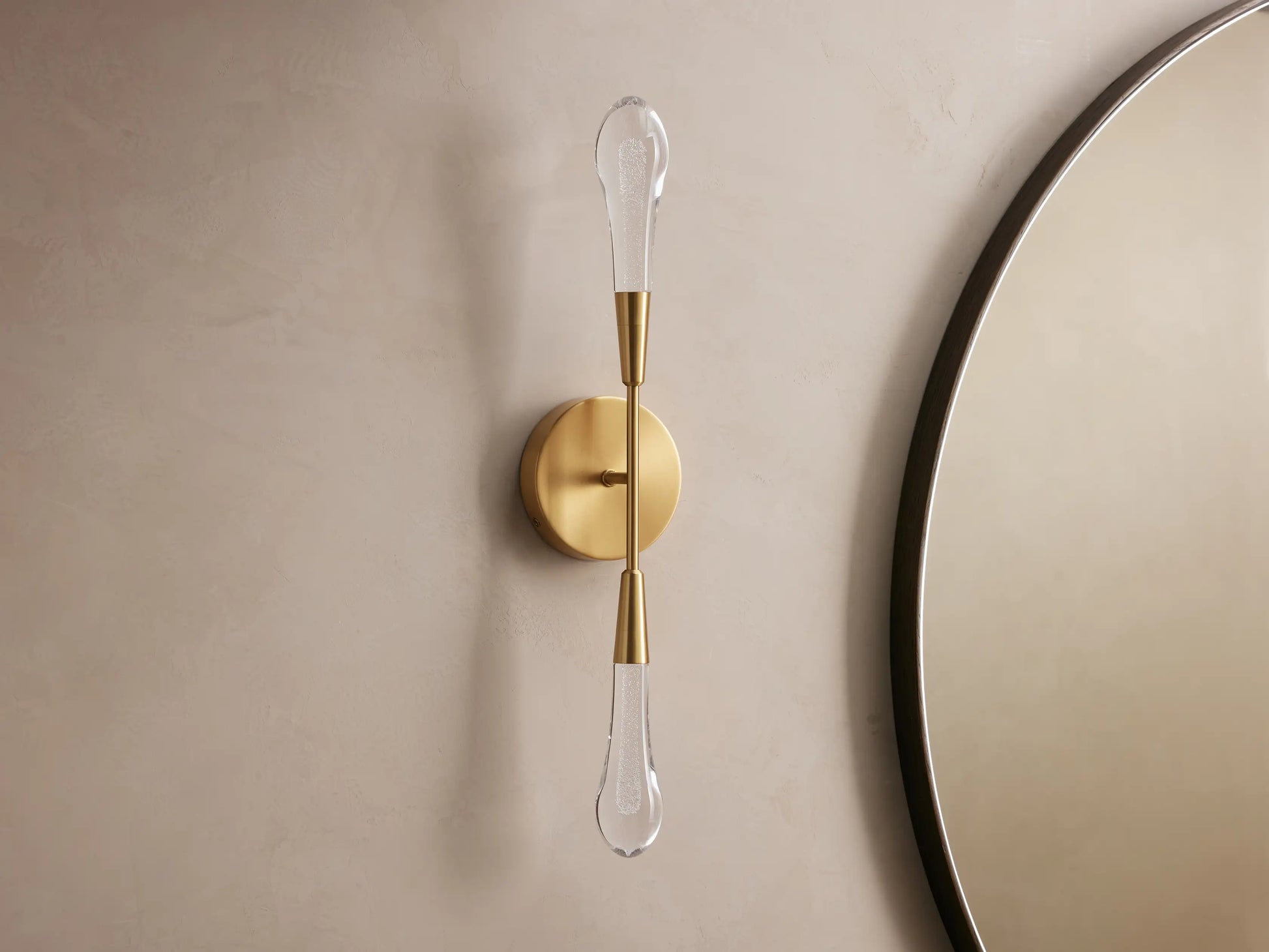 Soltaire Crystal Double Wall Sconce - Yovalighting