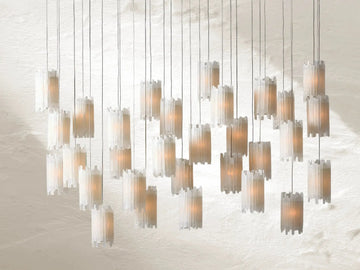 Jaina Selenite Rectangular Chandelier ARDENEL
