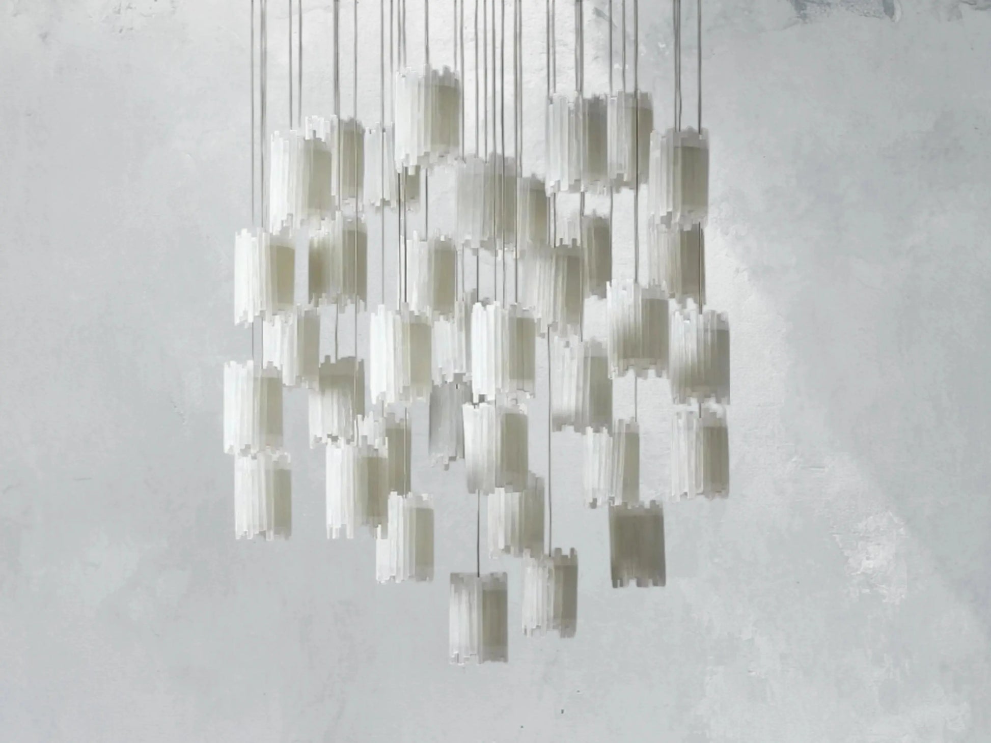 Jaina Selenite Round Chandelier ARDENEL