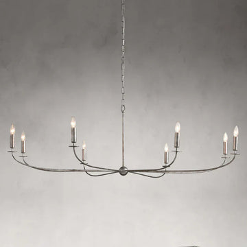 Arnett Round Chandelier in Silver