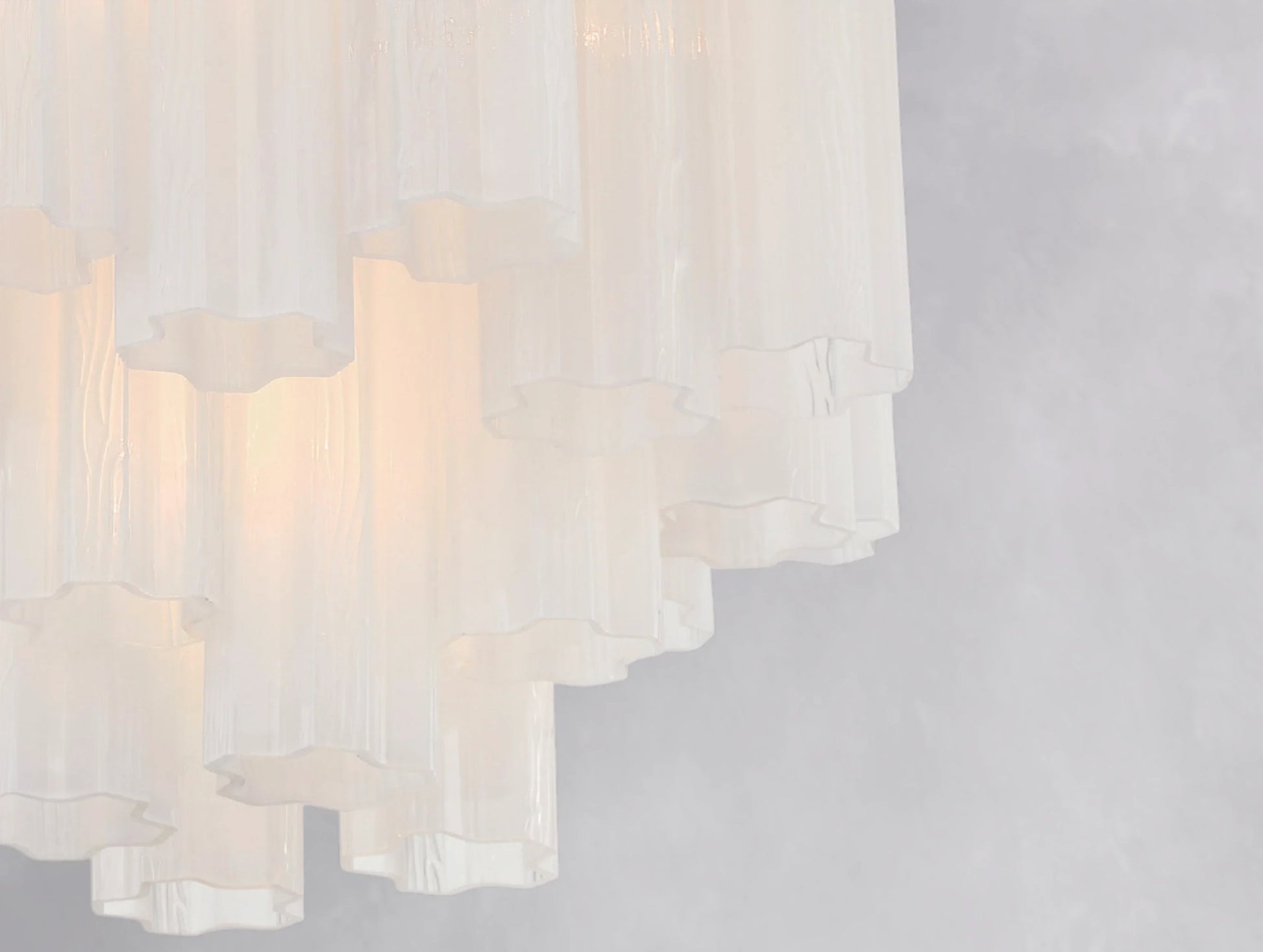 Adois Glass Tiered Round Chandelier - ARDENEL