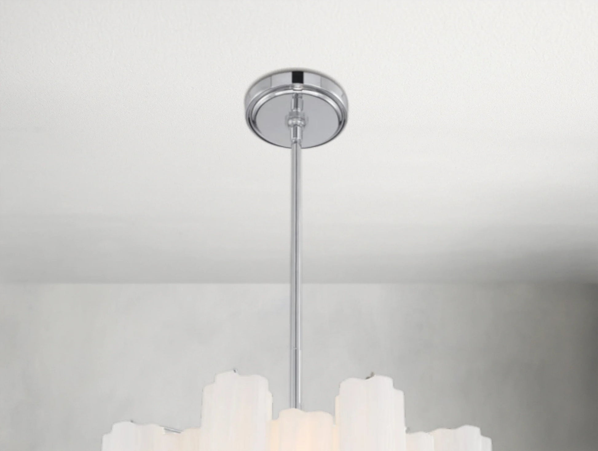 Adois Glass Tiered Round Chandelier - ARDENEL