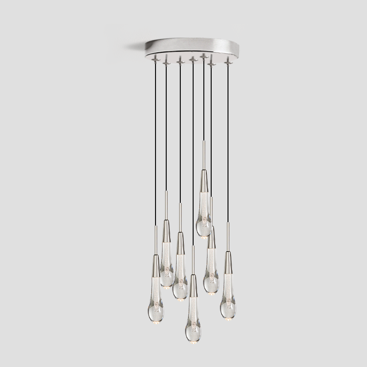Soltaire Cluster Crystal Pendant 3 Light 5 Light 7Light - Yovalighting