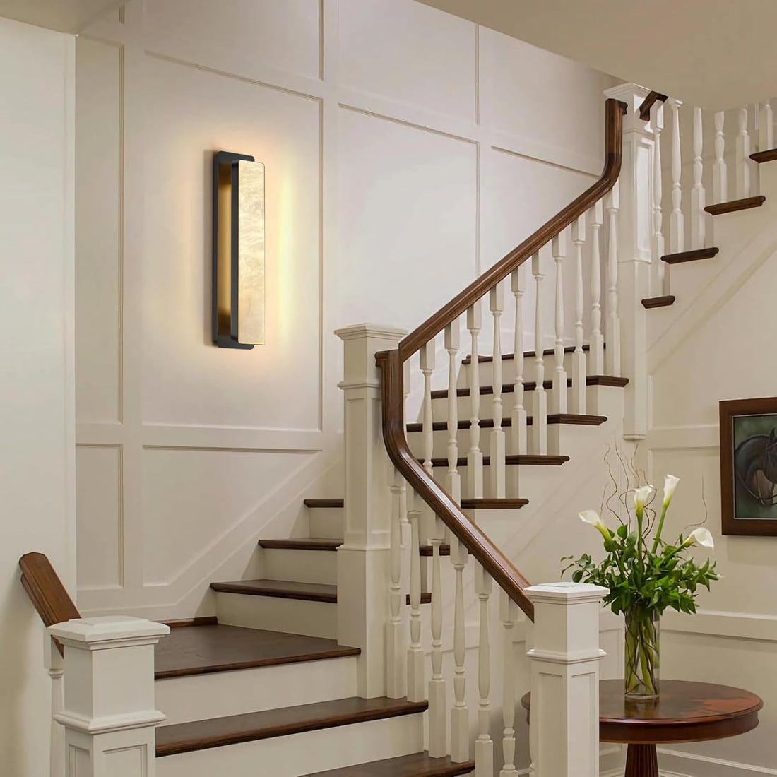 Elegant Montreux AlabasterMarble Wall Lamp with LED