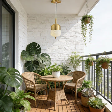 Modern Brass Pendant Light with Frosted Glass Shade