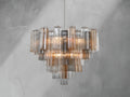 Adois Glass Multi-layer Round Chandelier - ARDENEL