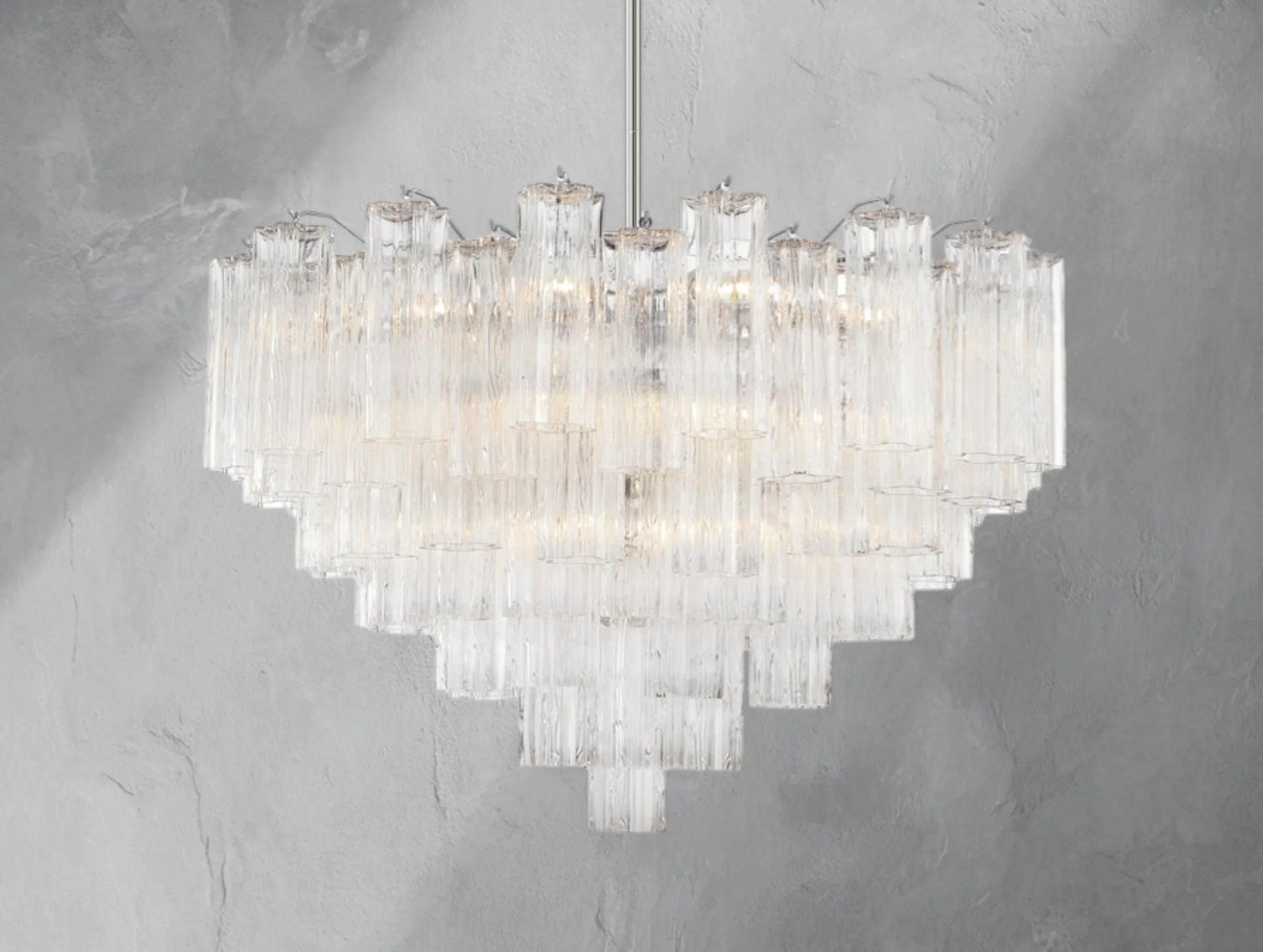 Adois Glass Multi-layer Round Chandelier - ARDENEL