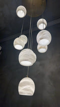 Alabaster Maeva Rectangular Chandelier 7 Light/ 15 Light/ 30 Light-Momo Lighting