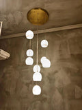 Alabaster Maeva Rectangular Chandelier 7 Light/ 15 Light/ 30 Light-Momo Lighting