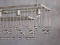 Aubrey Crystal Ball Rectangular Chandelier 47'' 60''-Momo Lighting