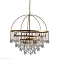 Aubrey Modern Crystal Ball 4 Tier Chandelier-Momo Lighting