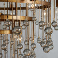 Aubrey Modern Crystal Ball 4 Tier Chandelier-Momo Lighting