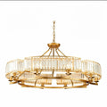 Decorative 10-Light Crystal Ceiling Chandelier D41.3
