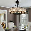 Decorative 6-Light Crystal Ceiling Chandelier D23.6