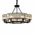 Decorative 10-Light Crystal Ceiling Chandelier D41.3