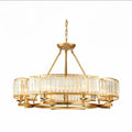 Decorative 8-Light Crystal Ceiling Chandelier D31.5