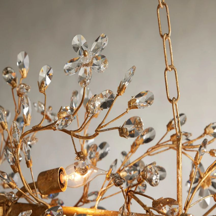 Fiore Linear Chandelier 43"W 68"W-Momo Lighting