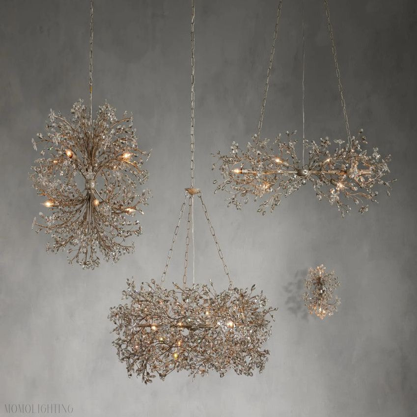 Fiore Linear Chandelier 43"W 68"W-Momo Lighting