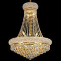 Gold Luxury Empire Foyer K9 Crystal Chandelier D19.7