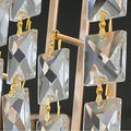 Luxury Hotel Hallway Ceiling Lighting Fixture Tiered Round Crystal Chandelier D47.2