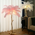 Modern Designer Ostrich Feather Table Lamp H31.5