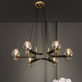 Brass,post-modern,industrial style, bulb, light luxury, 6 heads, glass, 8 heads,chandeliers, branch, pendants, ValleyLamps, living room. bedroom, dining room, light,