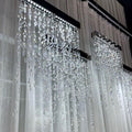 Modern Waterfall Tassel Crystal Chandelier for Dining & Kitchen
