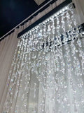 Modern Waterfall Tassel Crystal Chandelier for Dining & Kitchen