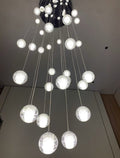 Oversized Nordic Art Round Air Bubbles Chandelier for Staircases