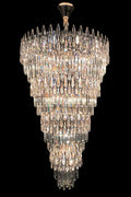Oversized Multi-layers Luxury Creative Art Crystal Chandelier for Foyer/Staircase/Hallway