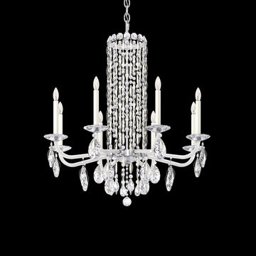 Siena 8-light crystal chandelier30"