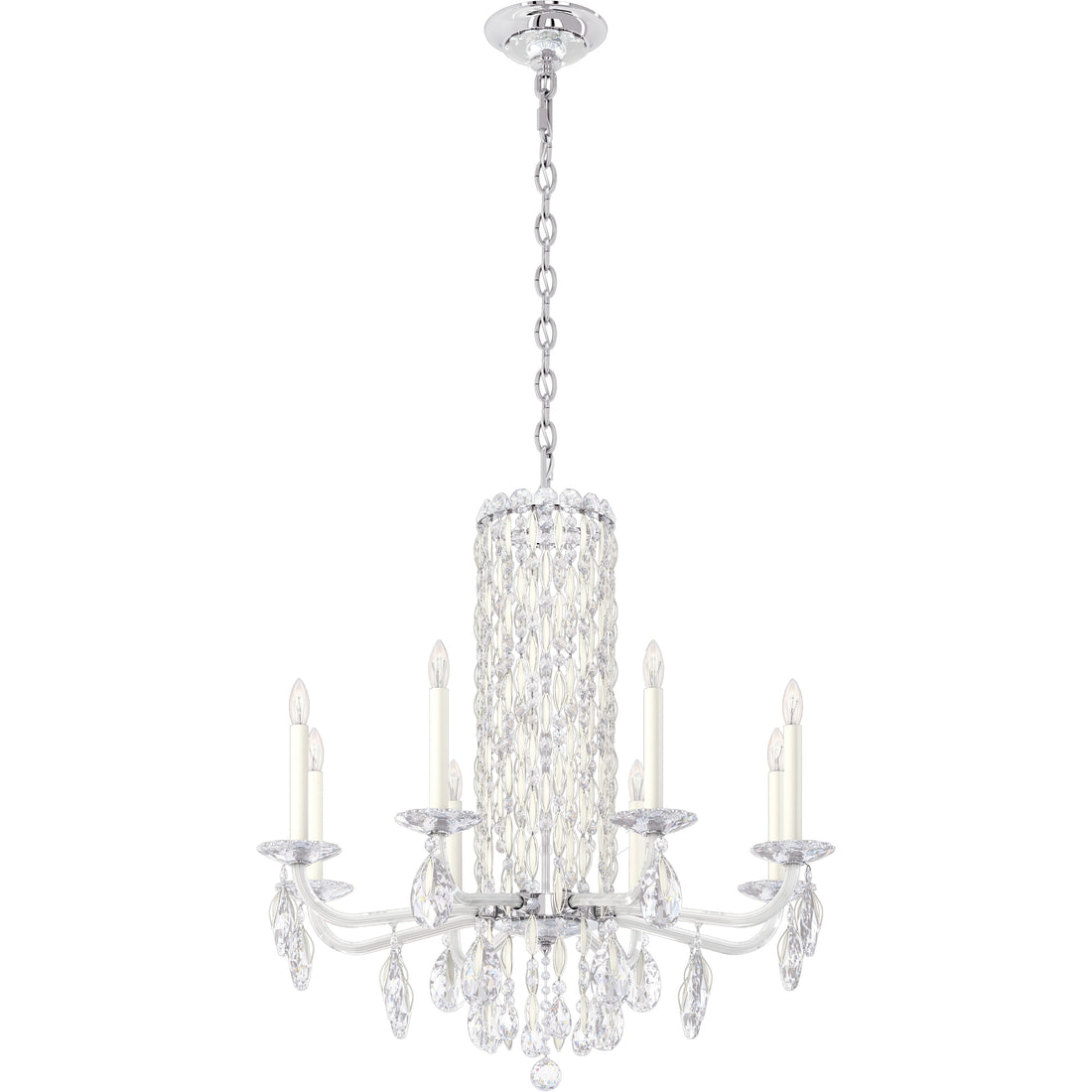 Siena 8-light crystal chandelier30"