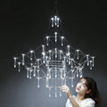 Romantic Event Art Decor K9 Crystal Pendant Light D31.5