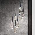 Hibiscus LED Multi Light Pendant Light in Detail.