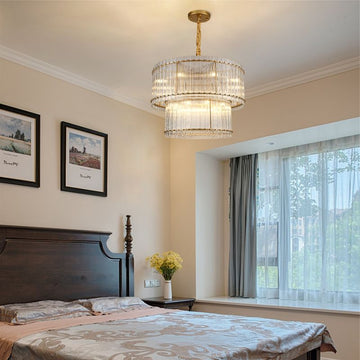 Marisol 2-Tier Round Chandelier 48"