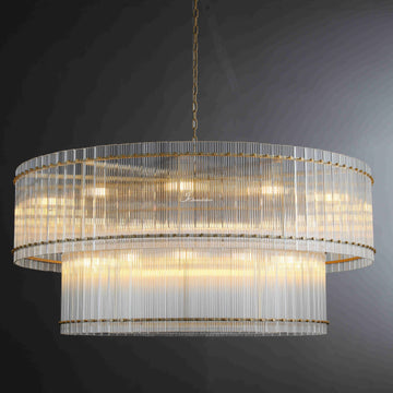 Marisol 2-Tier Round Chandelier 60"